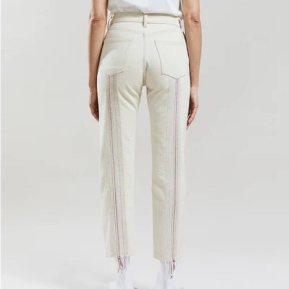 STILLHERENYC / STILL HERE NYC - TURKISH TOWEL TATE JEAN IN BONE SZ28